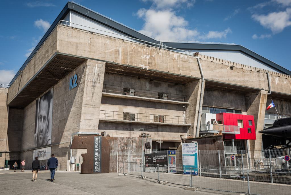 Le musée du sous-marin La Fore dans une alvéole du bloc K2 à Lorient La Base.