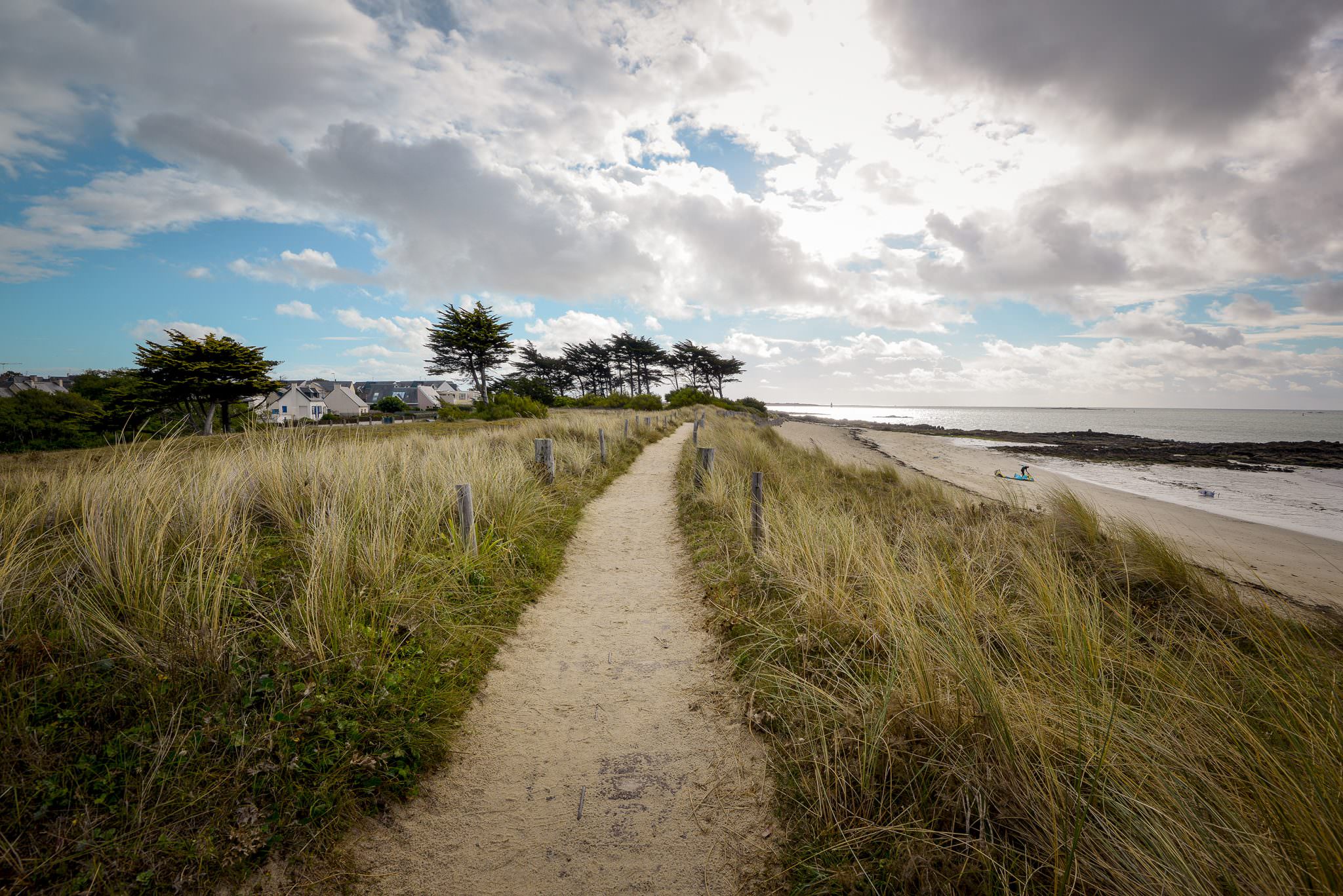 © Emmanuel LEMEE - La plage de Kerguélen à Larmor-Plage. Larmor plage, la plage de Kerguelen