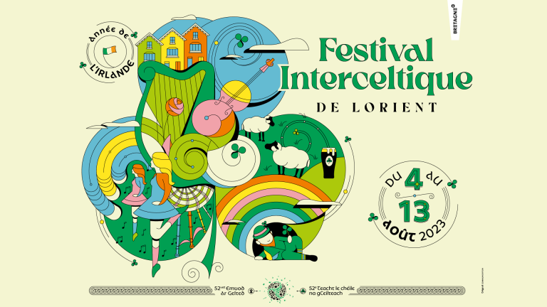 Festival Interceltique de Lorient 2023, Year of Ireland from the 4th to the 14th of August 2023.