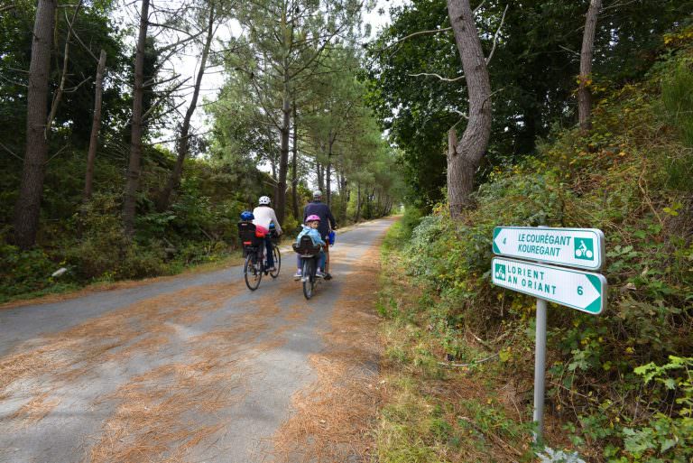 Vía verde en bicicleta