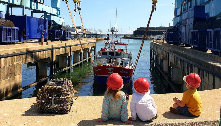 Puerto de pesca en Lorient