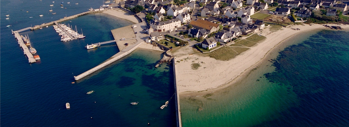 ©Sellor. Vue aérienne du Port de plaisance de Gâvres. Vue aérienne du Port de plaisance de Gâvres.